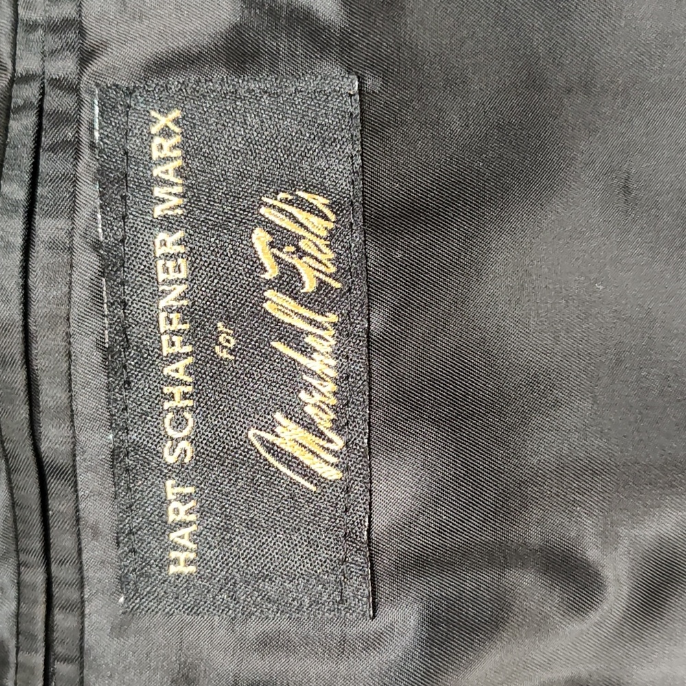 Black Wool Single Breast 2 Button Single Vent Men… - image 6